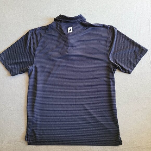 Footjoy Shirt Mens Large Blue Dots Golf Polo Redtail 1990 Golf Club Embroidery - Picture 6 of 7